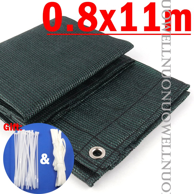 Width 0.8M/0.9M Blackish-Green Balcony Shading Net Fence Privacy Screen Garden Pergolas Shelter Cover Swimming Pool Awning