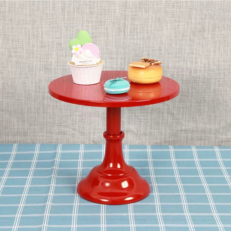 European Cake Stand Tray Metal Milk Tea Shop Dessert Dessert High Foot Tray Wedding Props Party Cake Tray Decoration Cake Stand