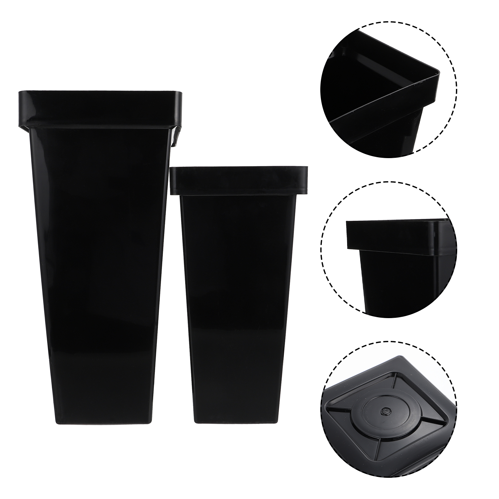 2 Pcs Flower Bucket Flower Wake Bucket Plastic Waking Flower Buckets