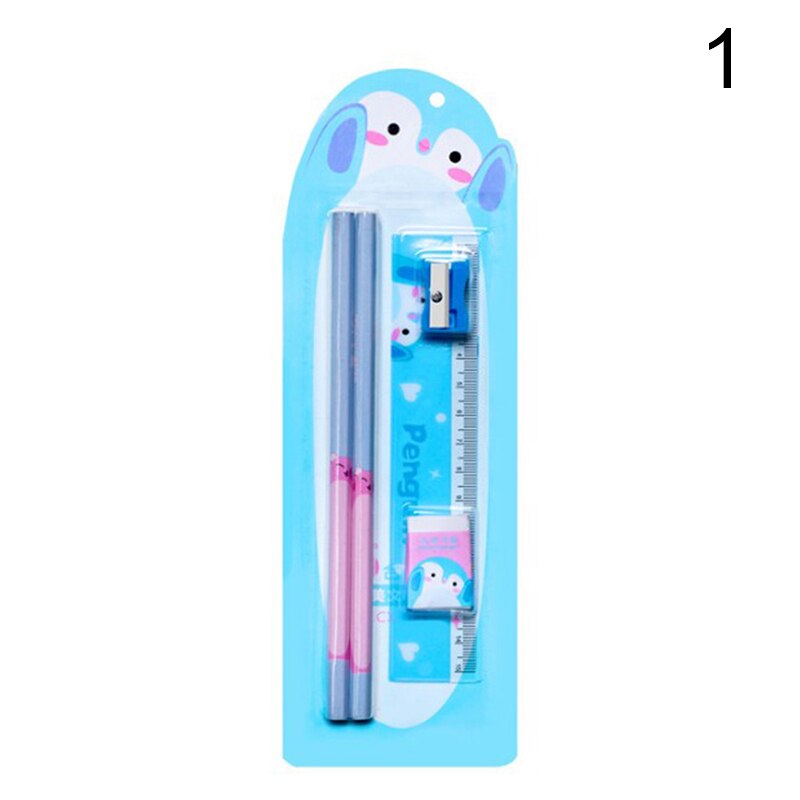 1 Set Blender And Burnisher Pencil Set For School Student Writing Drawing Pencil Set: Blue