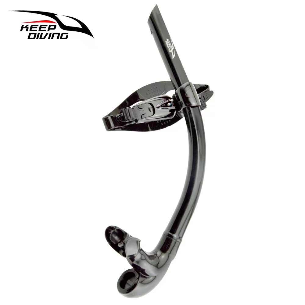 KEEP DIVING Swim Tube Scuba Diving Snorkel with Silicone Mouthpiece One-Way Purge Valve: A2