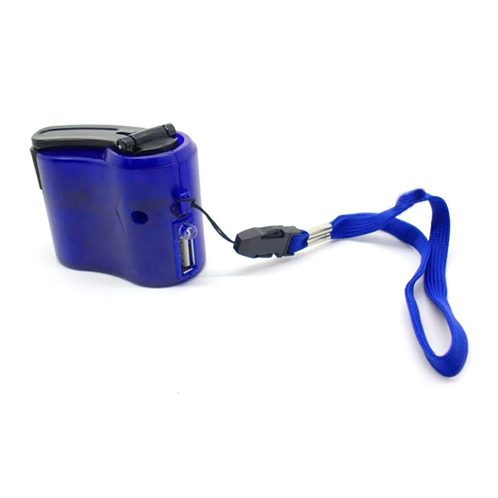 Dinamo-cargador de emergencia Manual, USB, para MP3, MP4, móvil, PDA, Banco de energía de móvil, carga de emergencia