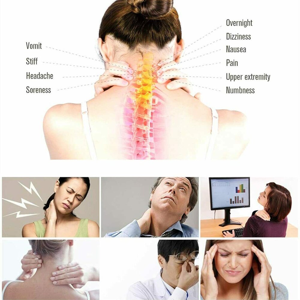 Inflatable Air Neck Traction Apparatus Device Soft Neck Cervical Collar Pillow Pain Stress Pain Relief Tractor Neck Stretcher