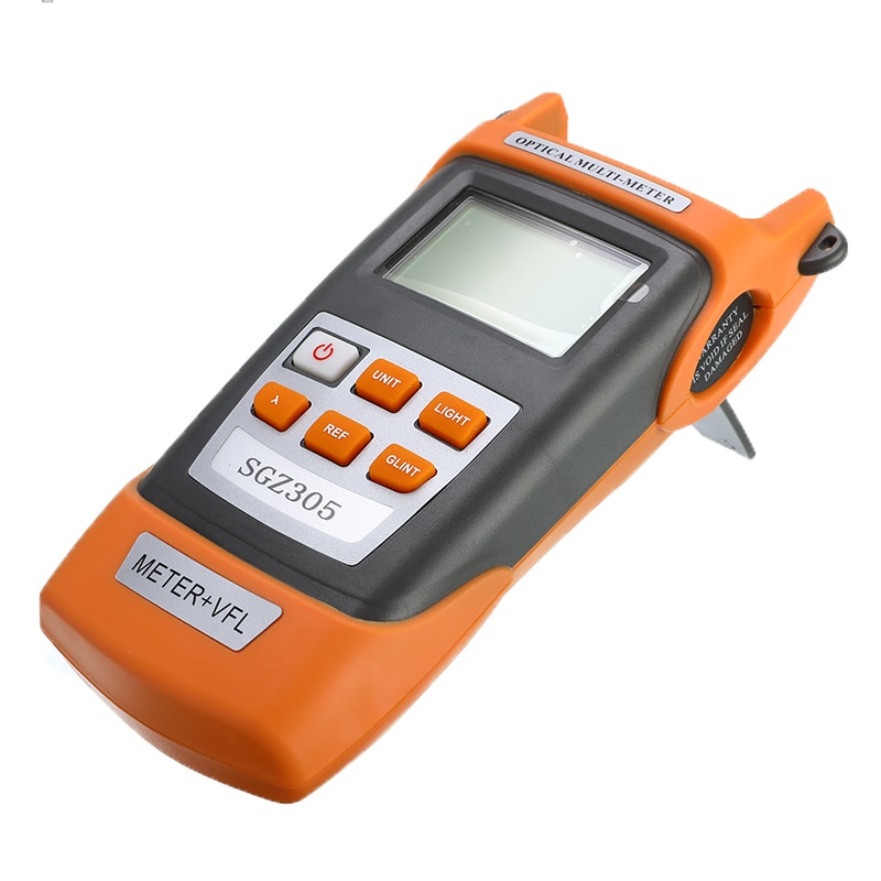 Fiber Optic FTTH Tool Kit With FC-6S Fiber Cleaver Optical Fiber Power Meter Cable Wire Stripper With Black Carry Bag