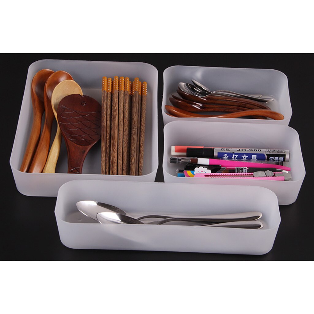 Top Selling Product Verstelbare Lade Keuken Bestek Divider Case Make Storage Box Thuis Organisator