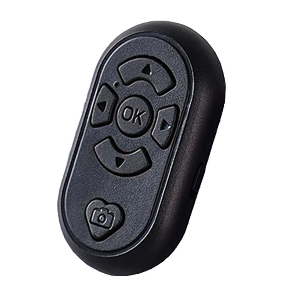 Bluetooth-compatible Wireless Remote Control Phone Selfie Video Controller For Android Ios Remote Button Rechargeable Type-C: black