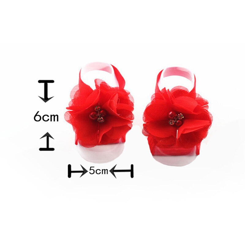 Baby Lace Foot Flower Barefoot Shoes Decorated Toddler Infant Socks Summer Style Sweet Accessories For Girl Photo Props