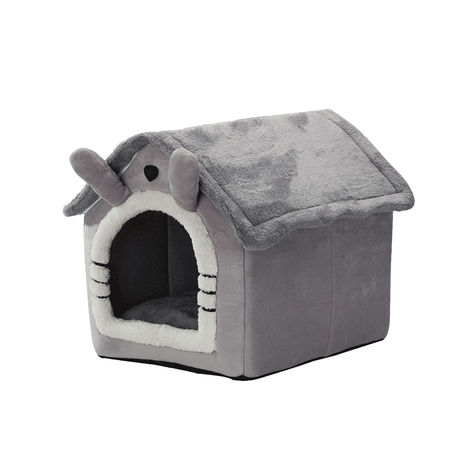 Outdoor Pet House Pet Products Kitty House Washable Cat Shelter Cat Tent Home Pet Mat: 44X36X39CM