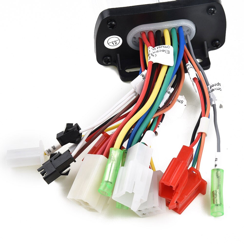 V/36V/48V 350W sin escobillas controlador 6 tubos para Scooter Motor de bicicleta eléctrica inteligente de modo Dual control DC sin cepillo