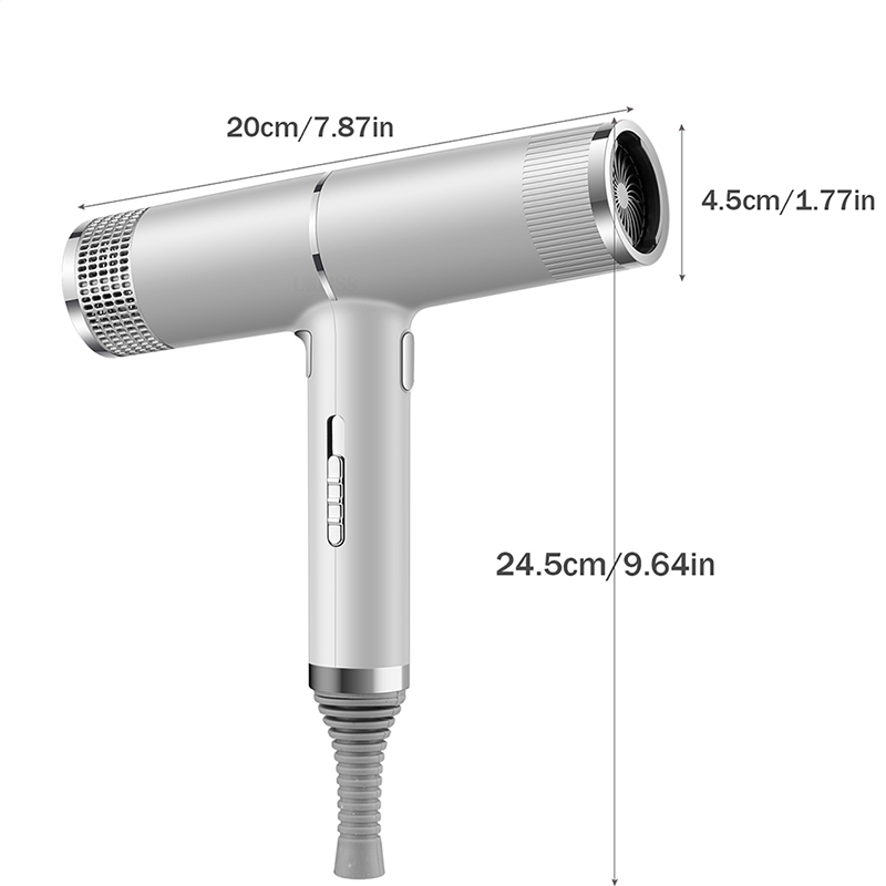 Portable and cold air ultra quiet negative ion hair dryer 700W high speed motor powerful hair dryer