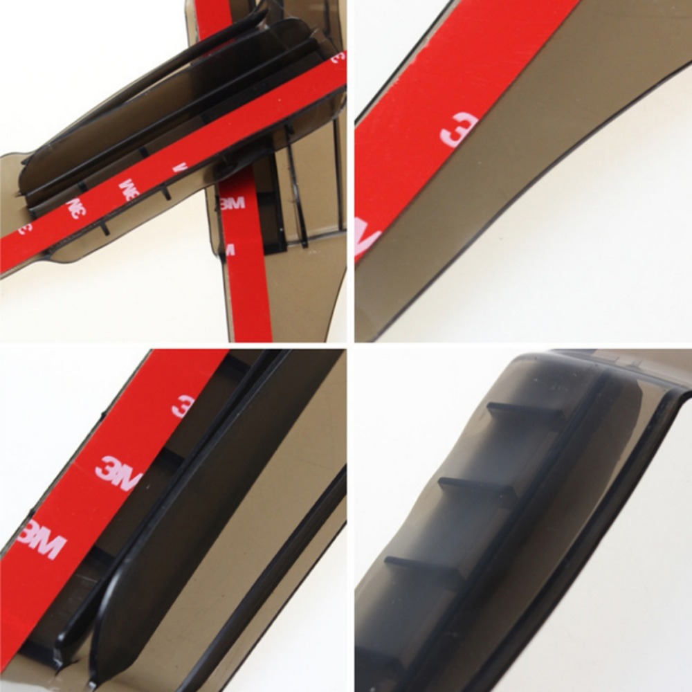 1 par de espejos retrovisores laterales de plástico Universal, parasol, tablero protector contra la lluvia para coche