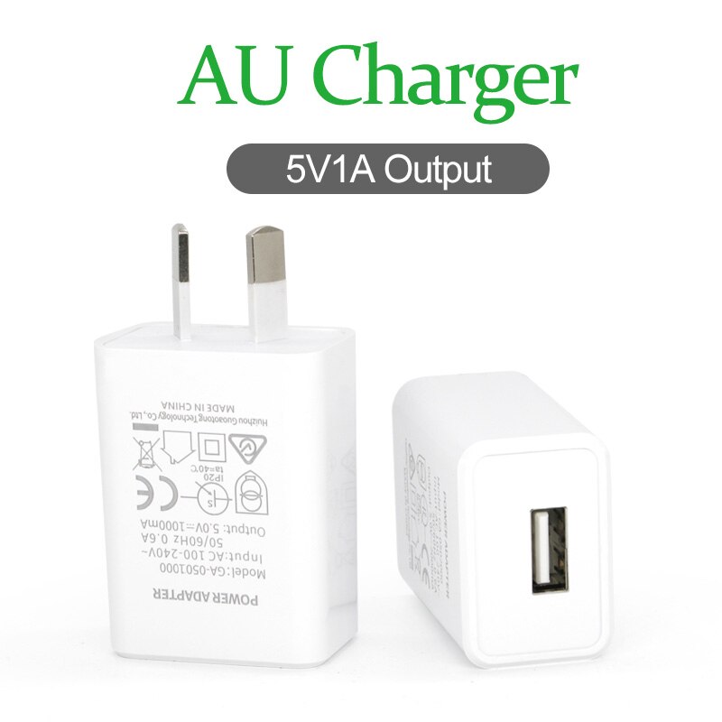AU Adapter Travel Wall Converter Socket Australië Nieuw-zeeland Argentinië Stekker usb Lader Voor Mobiele Telefoon 5V1A 5V2A: WHITE