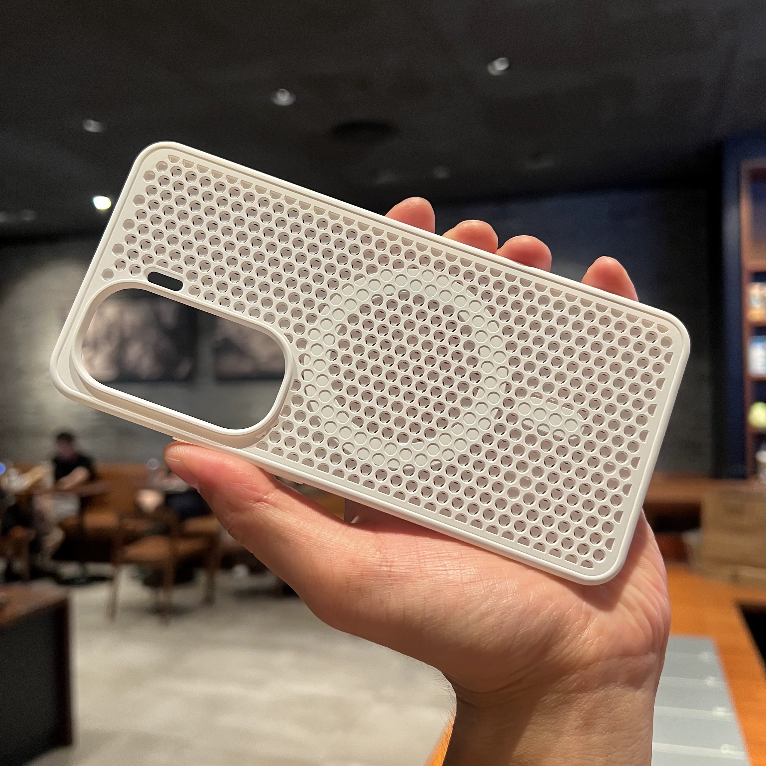 Magnetic Case For IQOO Neo 10 Pro Honeycomb Heat Dissipation Breathable Wireless Charging Back Cover For IQOO Neo 10 Pro Bumper: WHITE / For iPhone 16 Pro Max