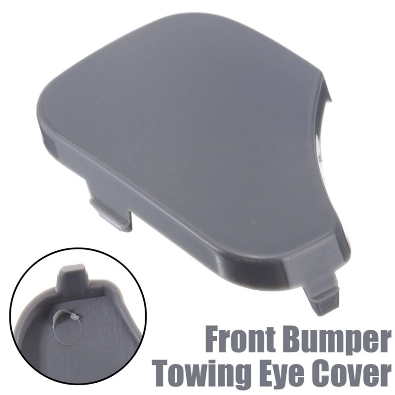 AL21 -Car Front Bumper Towing Eye Cover Trailer Cover Fit for Ford FIESTA MK6 1375861 6S6117A989A