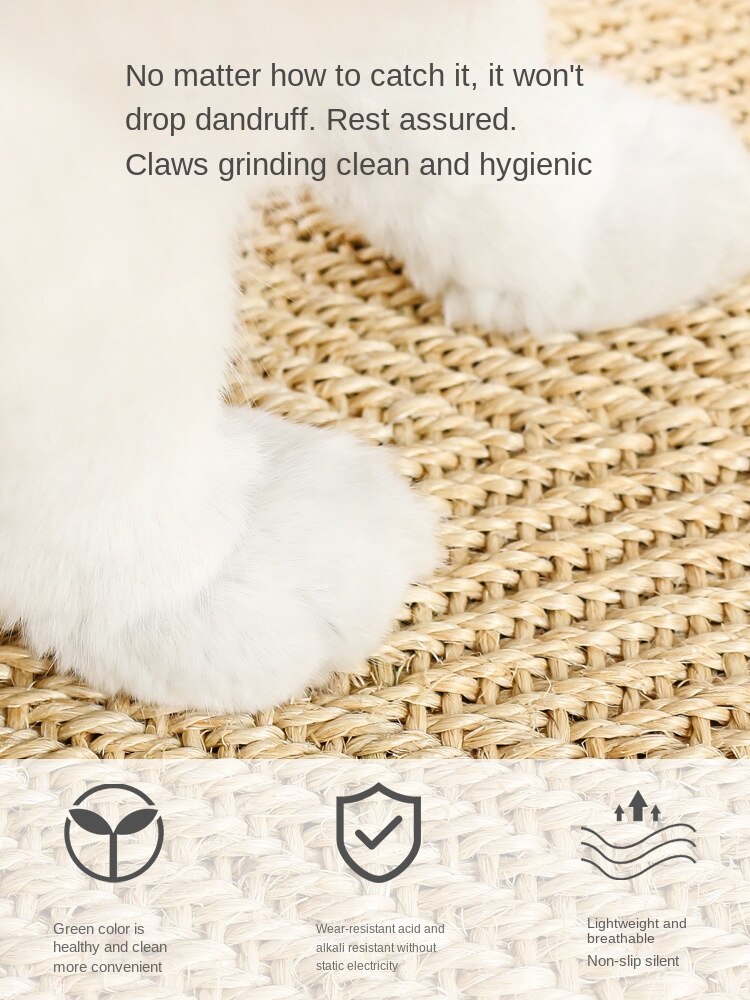 Scrapers for Cats Sisal Mat Furniture Boardback Scratcher Scratching Post Cat Scraper Supplies Pet Products Home Garden
