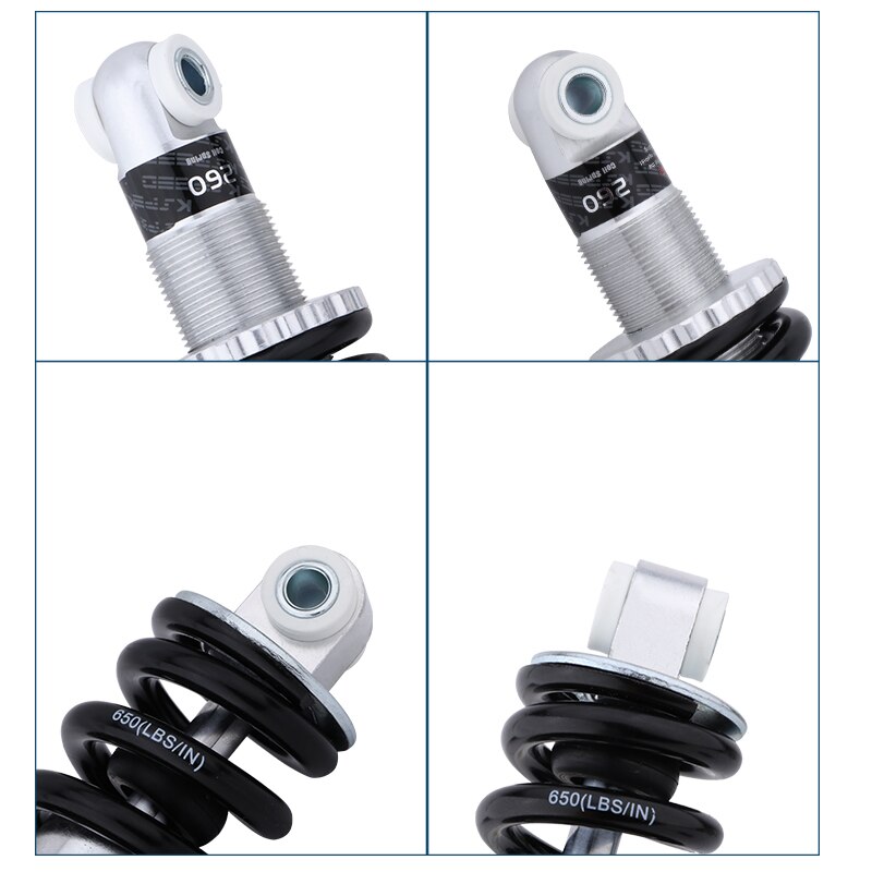 KS EXA Mountain Bike Rear shock Absorber 165mm 150 155 160mm Folding Bike Spring Shock Absorber 650 lbs