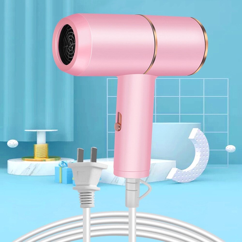 1000W Hair dryer, electric hair dryer, cold and air, blue light negative ion hair dryer, household appliances 220V