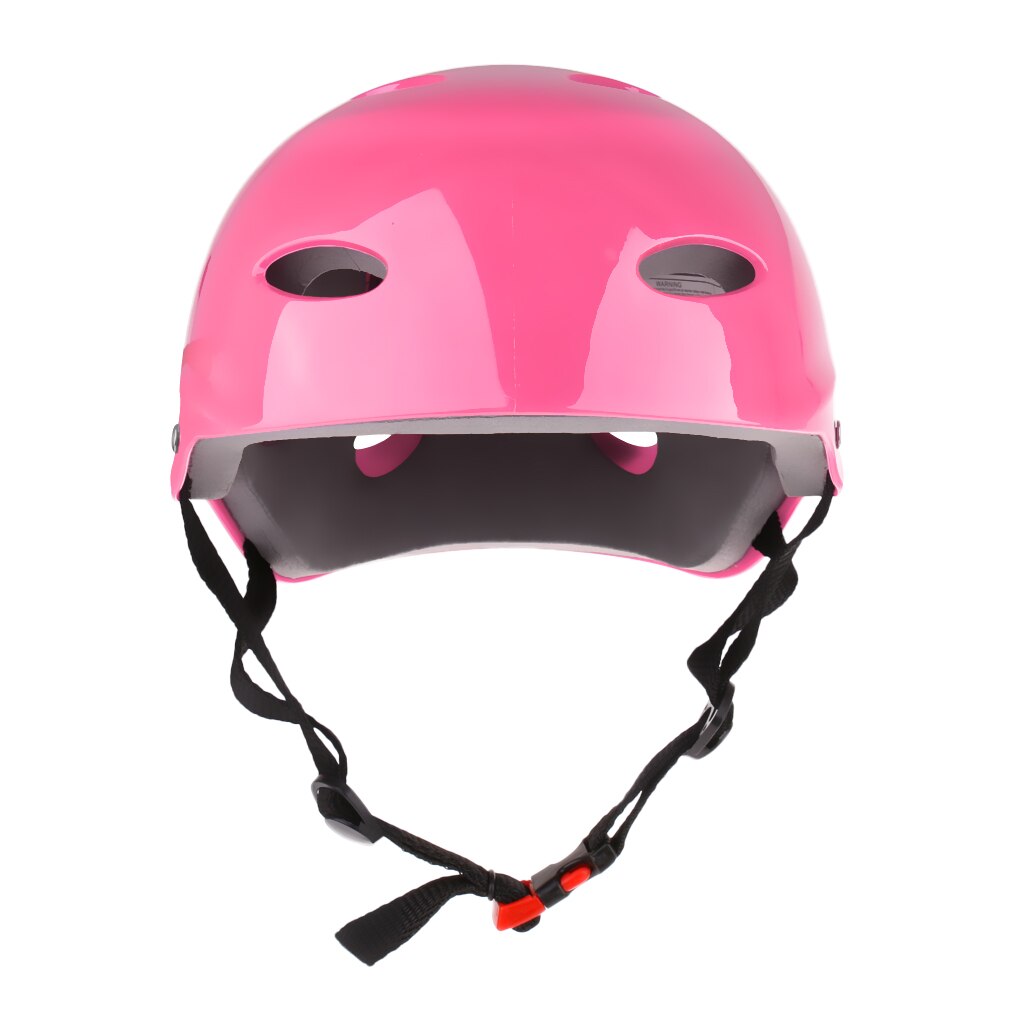 Colorful Adjustable Water Sports Safety Helmet Hard Protection Hat for Wakeboard Kayak Canoe Surf Skate All Sizes Skateboard Jet: Pink S
