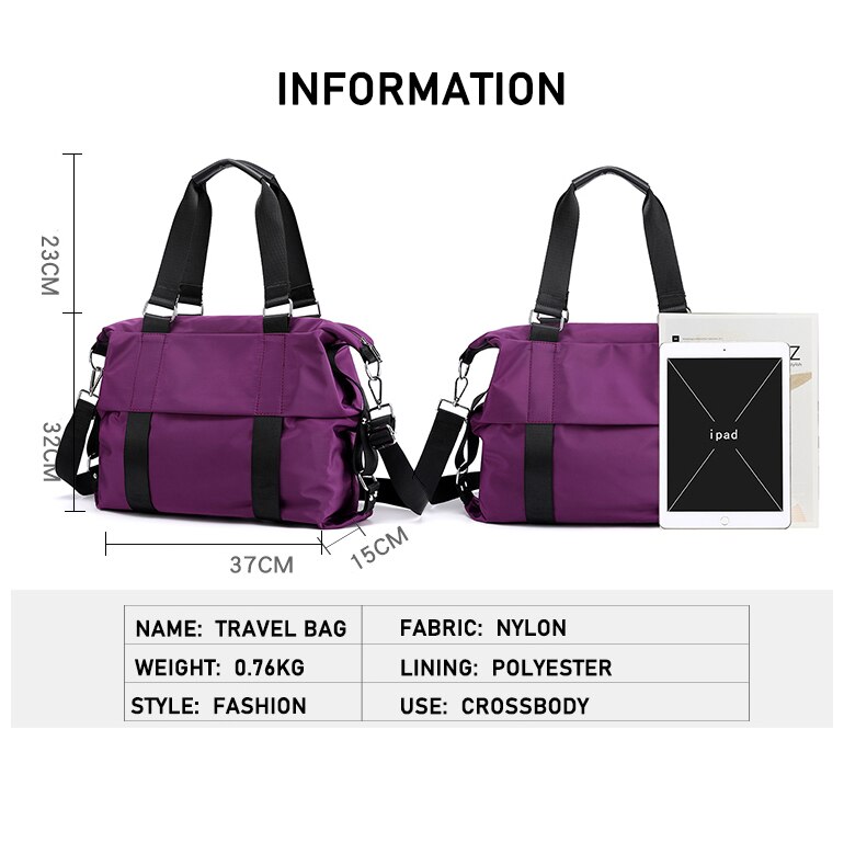 Women Messenger Bags Multi-pockets Shoulder Crossbody Bag Portable Outdoor Travel Handbags Multi-functions Large Capacity Tote