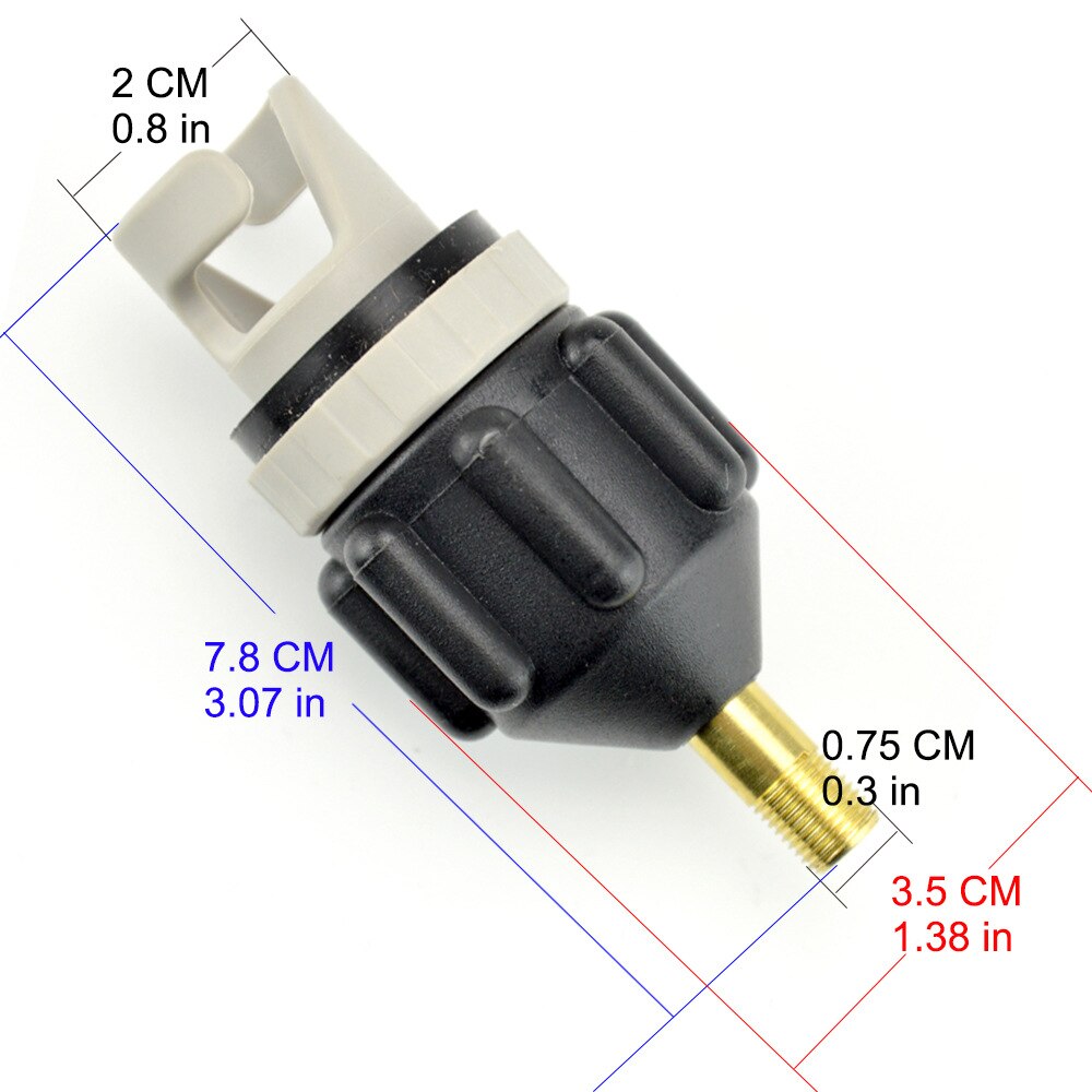 SUP Air Valve Compressor Adaptor Rowing Boat Air Valve Adaptor Inflatable Boat Air Valve Adaptor Accessories