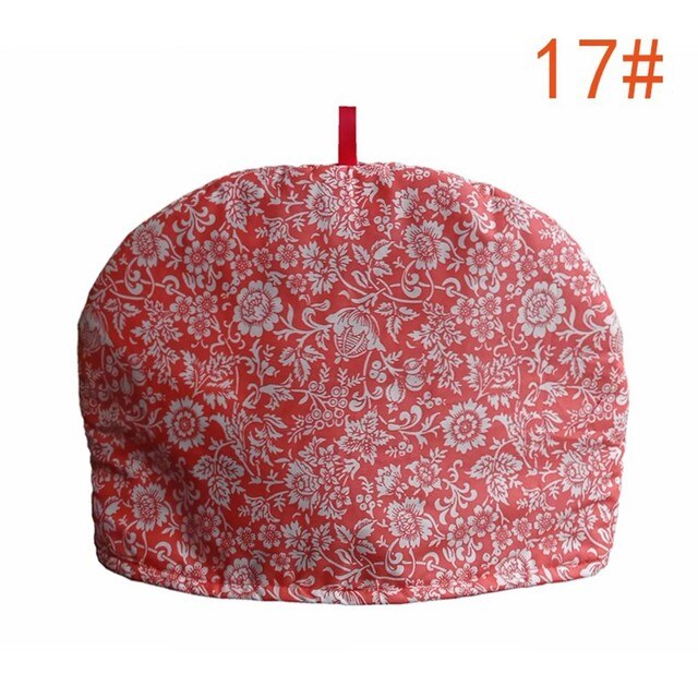 1Pc Theepot Isolatie Hoes Katoen Versierd Gedrukt Huishouden Thee Theepot Isolatie Stofkap Thee Cozies Thuis Tool Onderdelen: 17