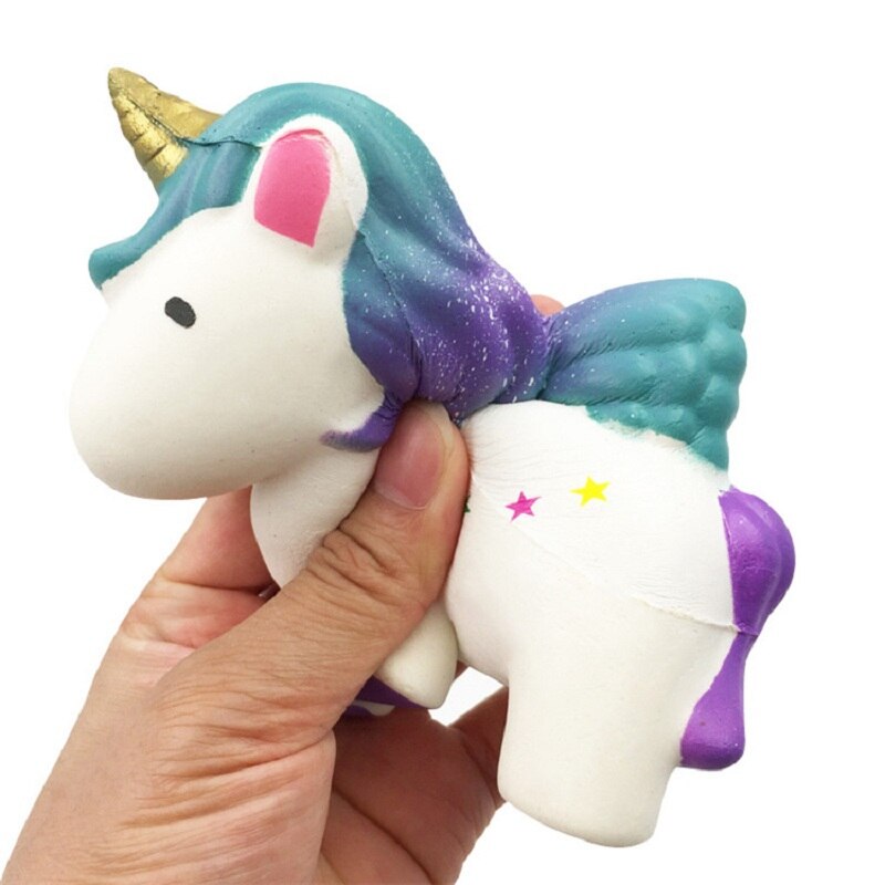 Jumbo Kawaii Squishy Einhorn Pferd Weichen Langsam steigend Duft Squishies freundlicher Erwachsene betonen Linderung quetschen Spielzeug Spielzeug 12*11*5CM