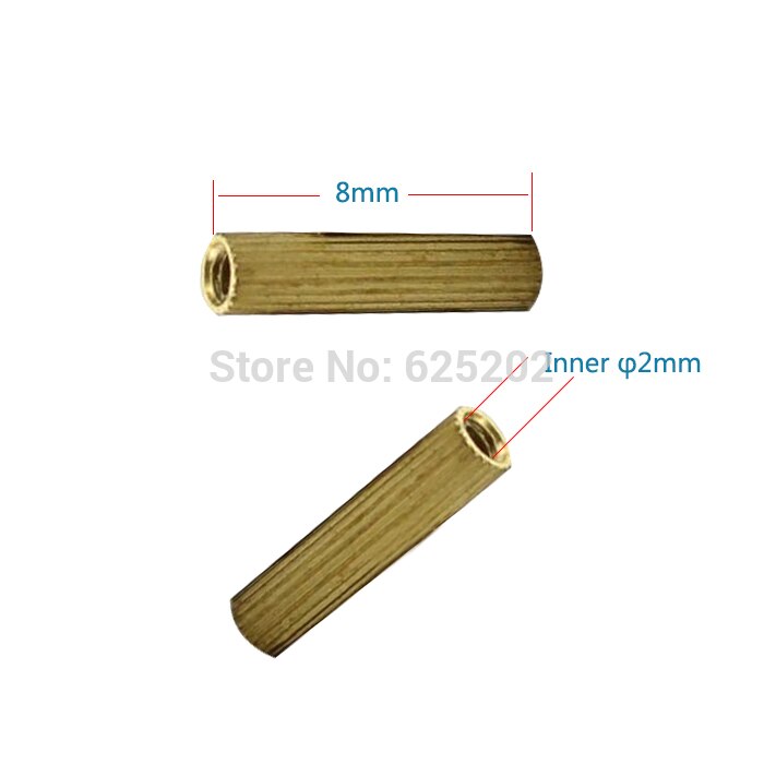 8mm Lengh Copper Cylinder M2*8