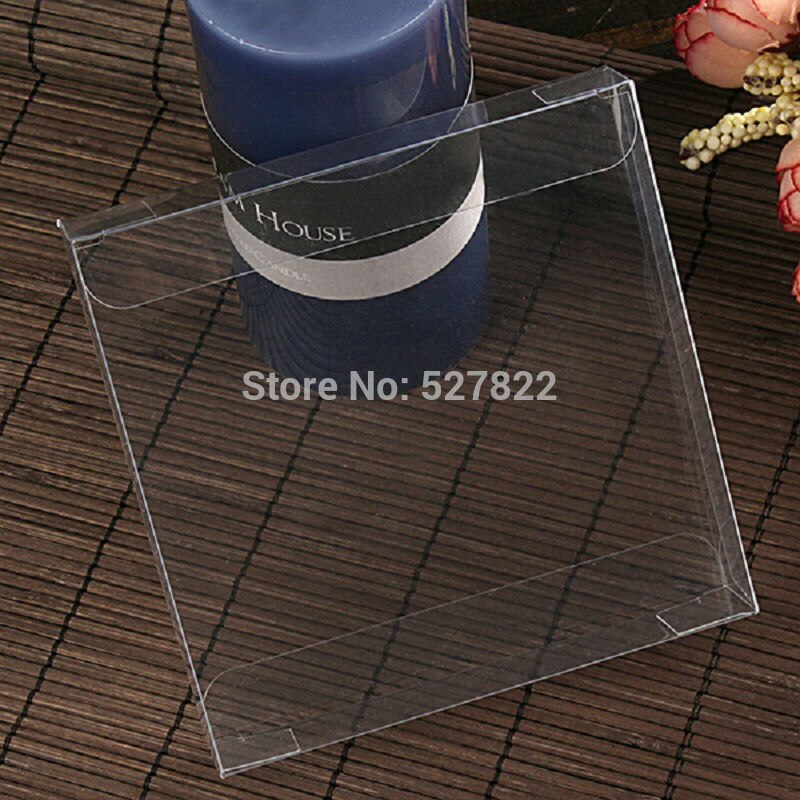 10x10x2 CENTIMETRI di Nozze Bomboniere E Ricordini Scatole In PVC Trasparente DA SPOSA Scatole E Confezioni Per Dolci SCATOLE di Torta Cibo Regalo di Imballaggio di Plastica In PVC