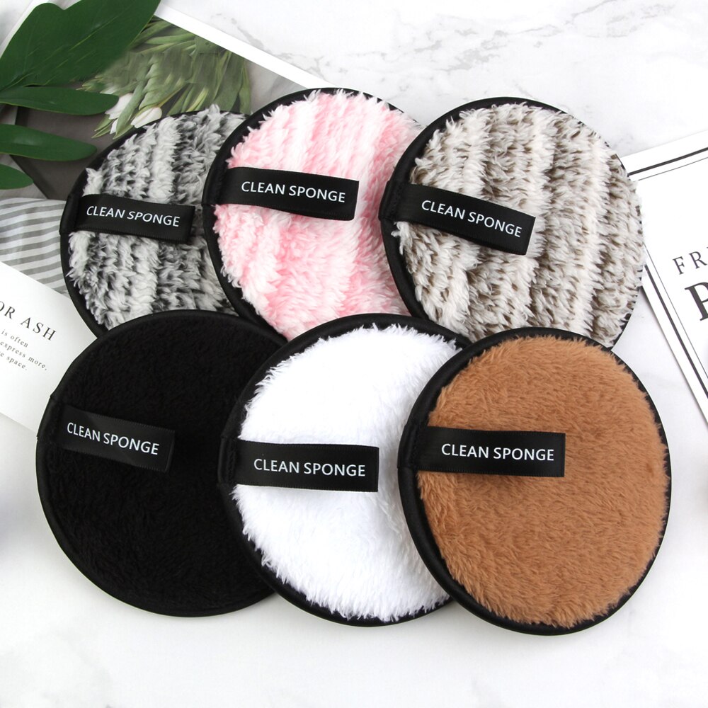 1 PC/3 PCS Make-up Entferner Gesunde Haut Mikrofaser Tuch Pads Entferner Handtuch Gesicht Reinigung Make-Up Faul Reinigung pulver Puff