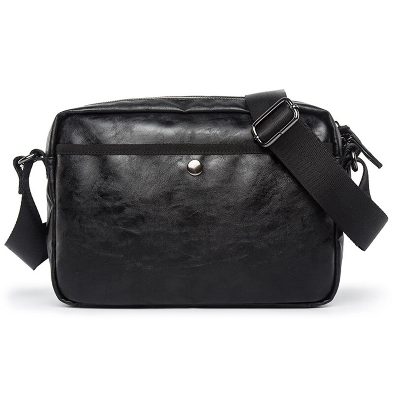 Bolso de de lujo para hombre, bolsos de hombro tipo bandolera informales de cuero para hombre, Bolsa Bandolera de viaje pequeña Vintage con solapa, Bolsas masculinas