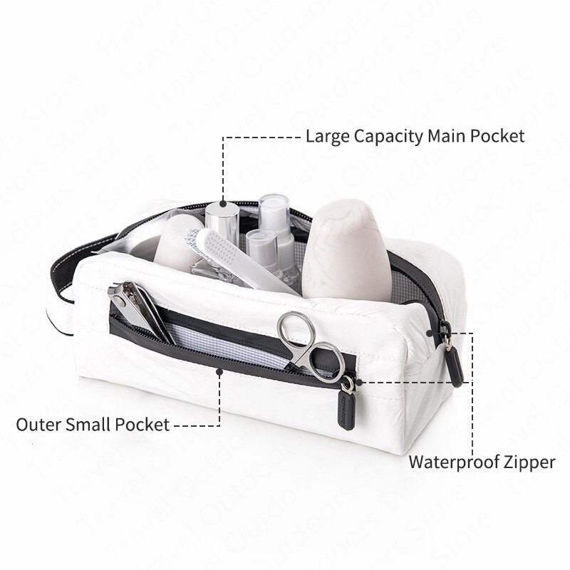 Naturehike reiscosmetische tas waterdicht, zakelijke tas met grote capaciteit, tpu-kledingopbergtas, multifunctioneel, draagbaar en ultralicht
