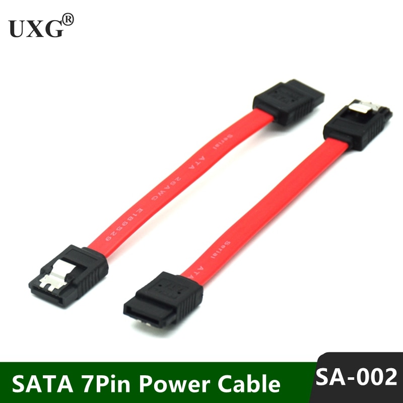Hots 10cm 7Pin 7P SATA Serial ATA Female Short DATA Cable for HDD SSD Cord line 7pin sata short cable 0.1m
