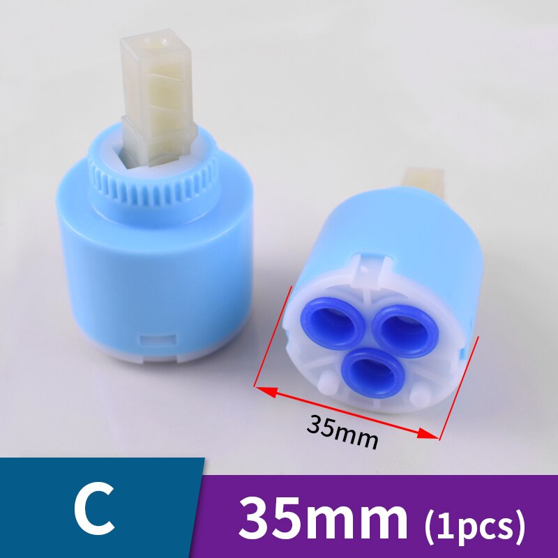 Faucet Cartridge 35mm 40mm Ceramic Faucet Cartridges Kitchen Faucet Accessories Valve and Cold Water Mixer Tap Replace Part: B-35mm