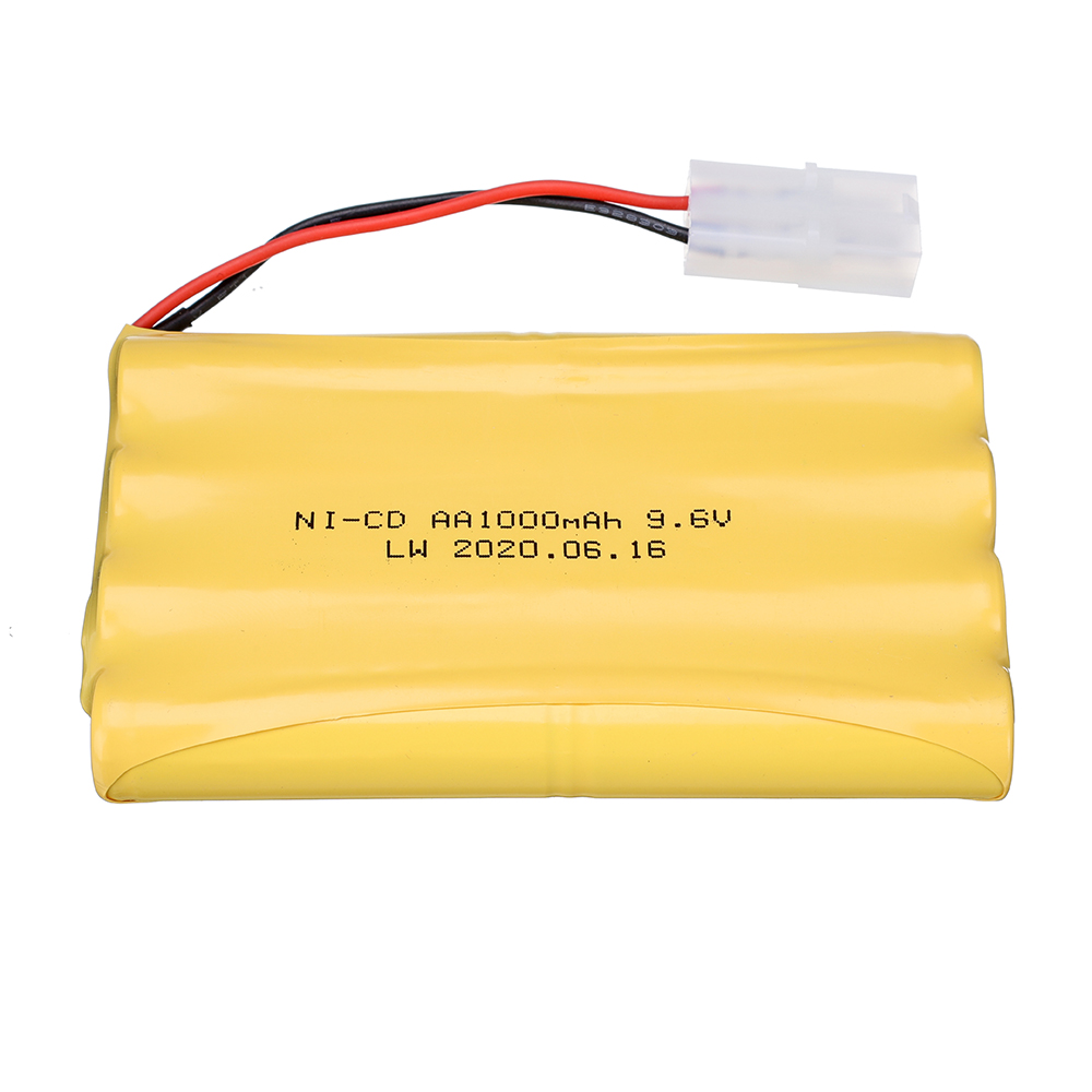 9,6 V 1000 mAh Akku Für Rc Autos Panzer Roboter Stiefel Schiff Spielzeug Pistole Tamiya stecker NiCD AA 9,6 v Batterie Pack Mit Ladegerät: Gold