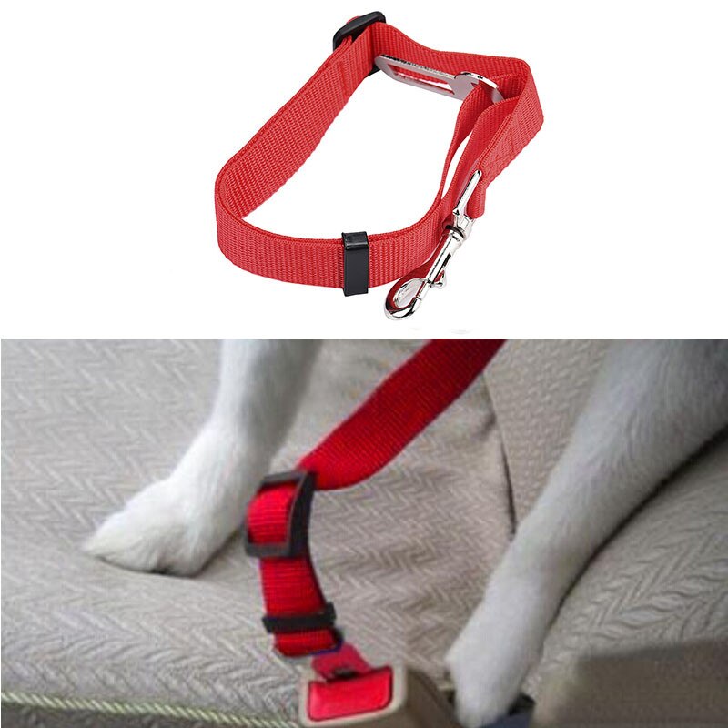 Voertuig Autogordel Gordel Lead Clip Pet Kat Hond Veiligheid Pet Hond Kat Autogordel Verstelbare Harnas veiligheidsgordel # jink