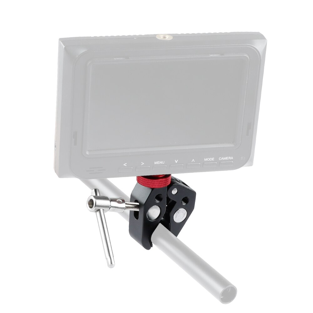 HDRIG Super abrazadera con 1/4 "-20 a 1/4"-20 tornillo convertidor Mesa abrazadera de tubo para Kit de cámara
