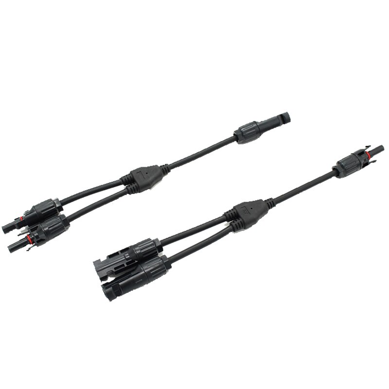 2Y Tak Parallelle Aansluiting 30A 1000V Elektrische Solar Connector Fotovoltaïsche 2 Stuks Zonnepaneel Kabel Draad Verbinden