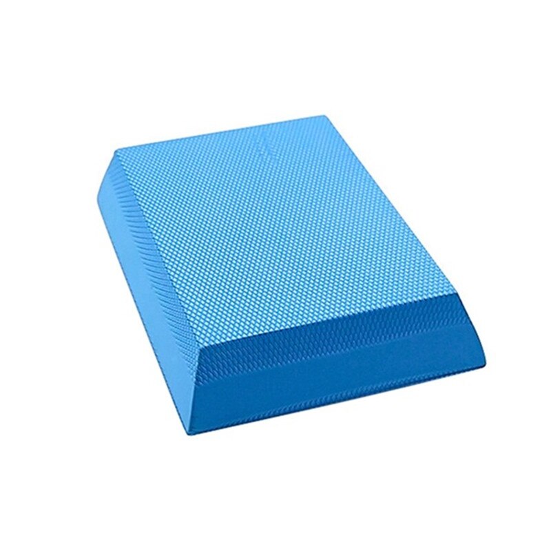 Tabla de equilibrio para Yoga y Pilates, almohadilla de equilibrio suave impermeable, almohadilla de bloque de TPE, cojín de equilibrio grueso, equilibrador, ejercicio físico: Azul