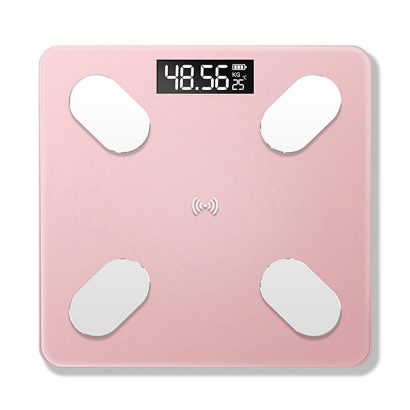 Bilancia Intelligente Digitale Bluetooth – Peso, BMI, Grasso Corporeo, 400 Lb Nero - 2