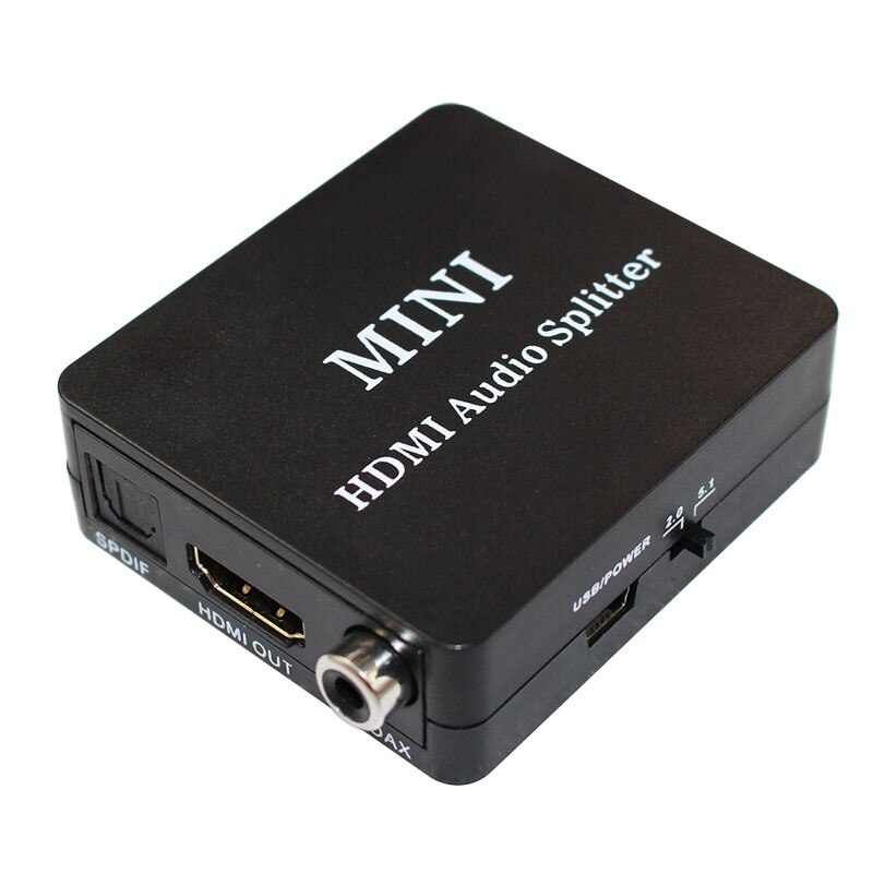 Audio splitter hdmi HDMI to HDMI+audio optical fiber R/L 5.1 output AC3 DTS