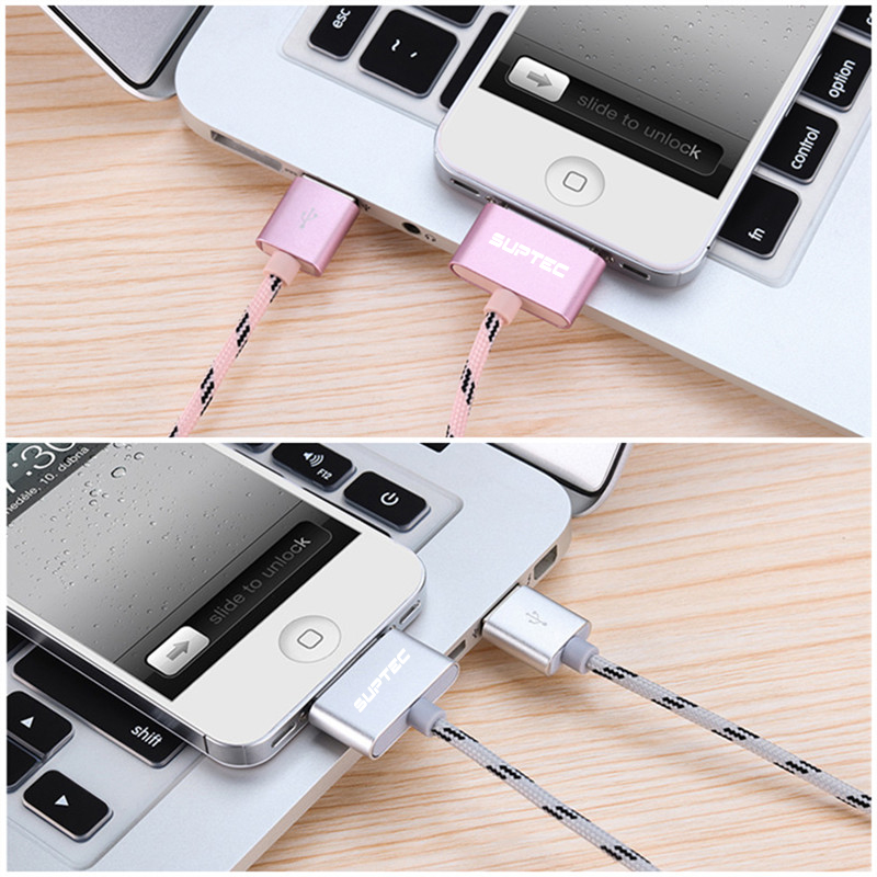 SUPTEC Usb-kabel Lading Snel Opladen voor iphone 4 s 4s 3GS 3G iPad 1 2 3 iPod Nano itouch 30 Pin charger adapter Data Sync cord