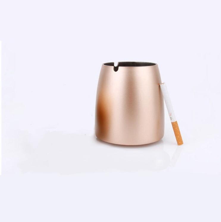TPFOCUS Mode Roestvrij Stalen Asbak Outdoor Wind Asbak voor Tuin Terras Balkon: Golden M