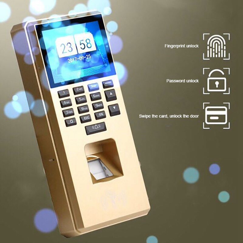 Wall-Mounted Access Control All-In-One Machine Local Tyrant ID Card Access Control System Fingerprint Access Control Face Access
