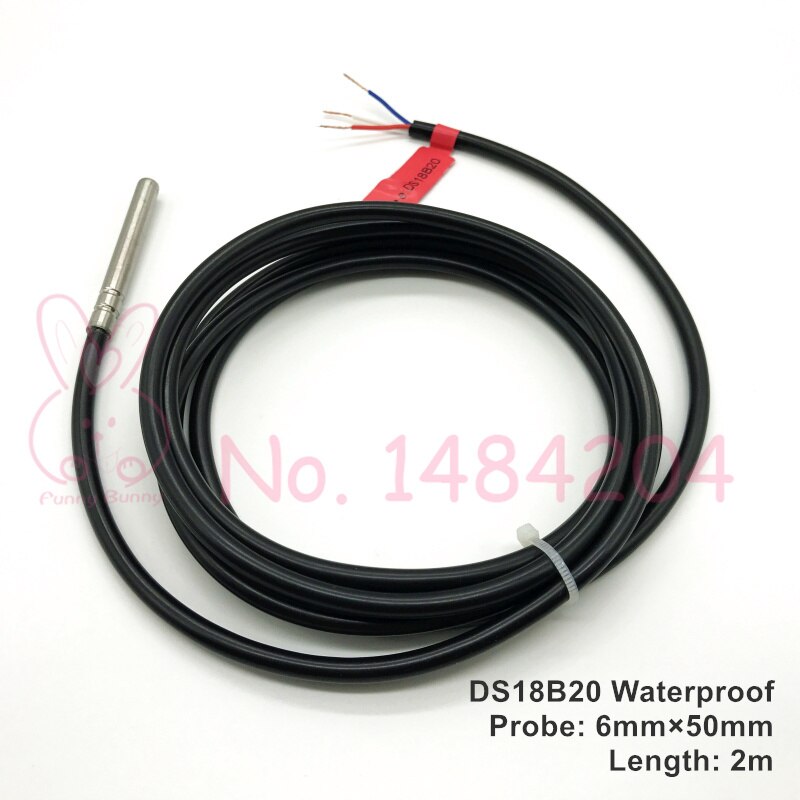 Waterproof DS18b20 Digital Temperature sensor 6mm*... – Grandado