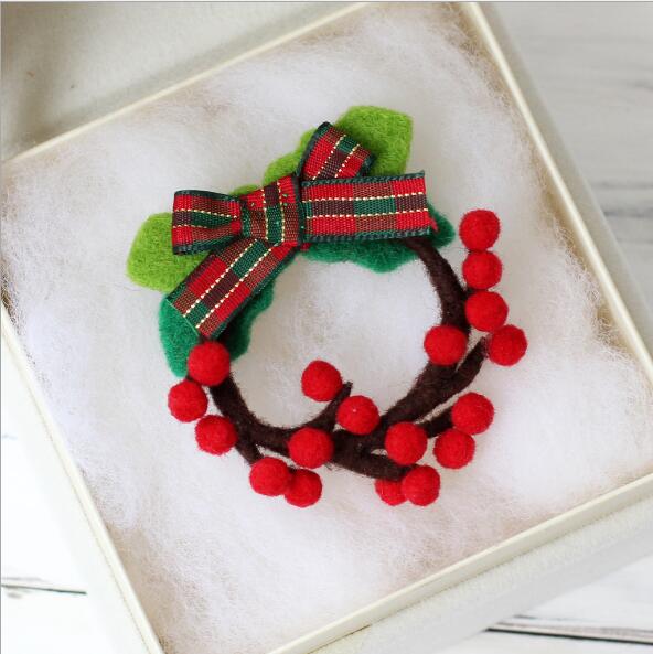 Brooch series wool needlepoint kit wool felt needle felting keychain craft needlecraft DIY handmade