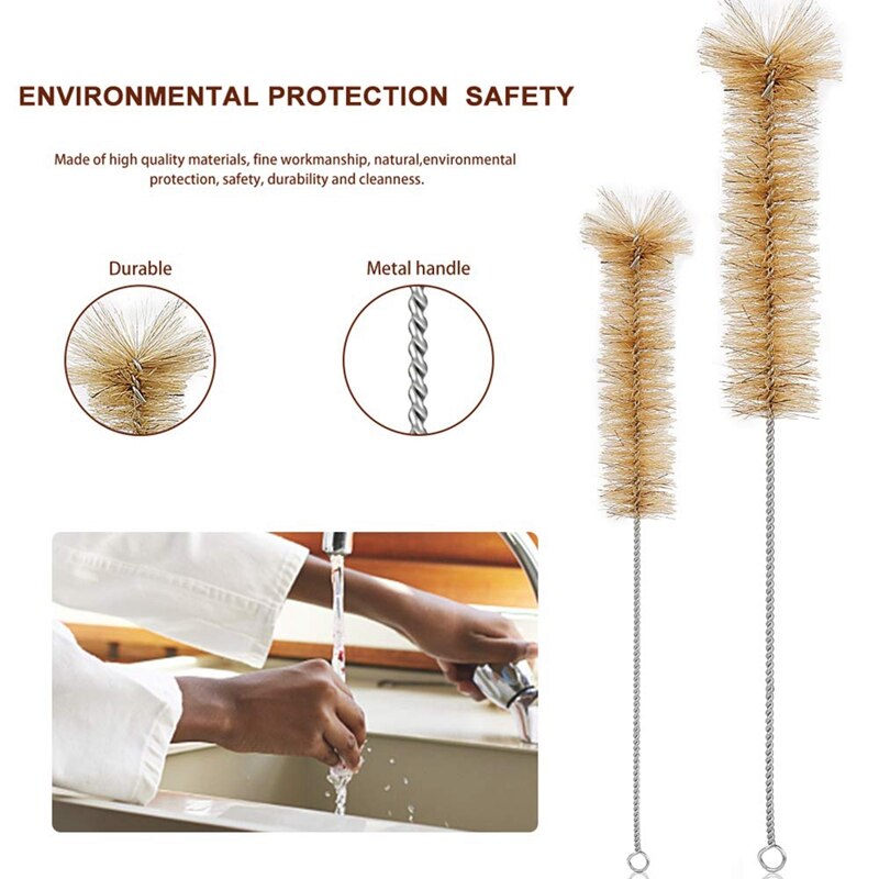 Thick Glass Graduated Measuring Cylinder Set Glass With Two Brushes