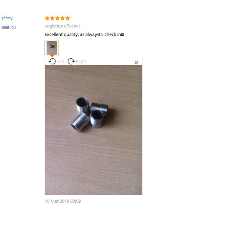 MEGAIRON 1/2" Single Male Thread Pipe Fittings Stainless Steel SS304