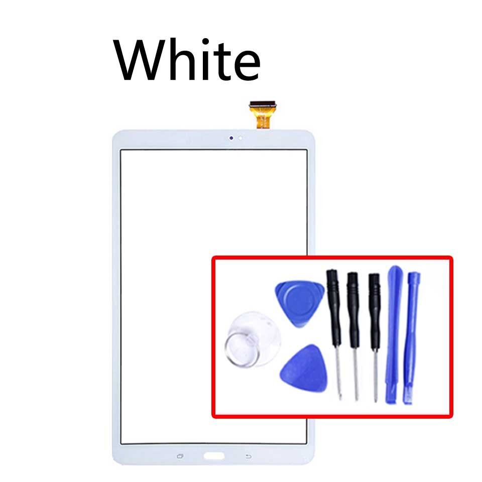 For Samsung Galaxy Tab A 10.1 T580 T585 Touch Screen Digitizer Sensor Panel Tablet Replacement: White-With tool