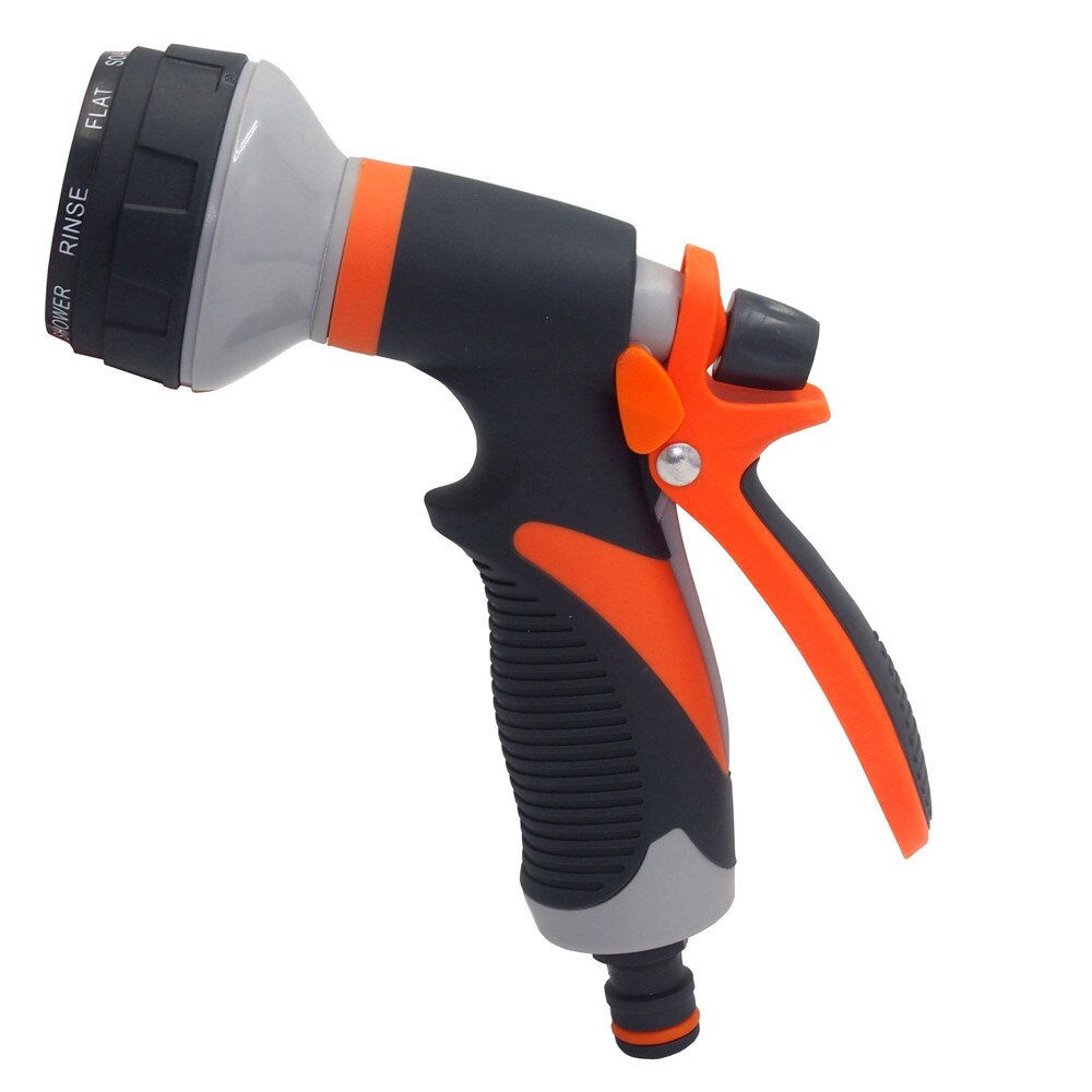 8Patterns Adjustable High Pressure Gun Sprinkler Nozzle Garden Water Nozzle Head Sprayer Garden Spray Auto Washing home #41: Default Title