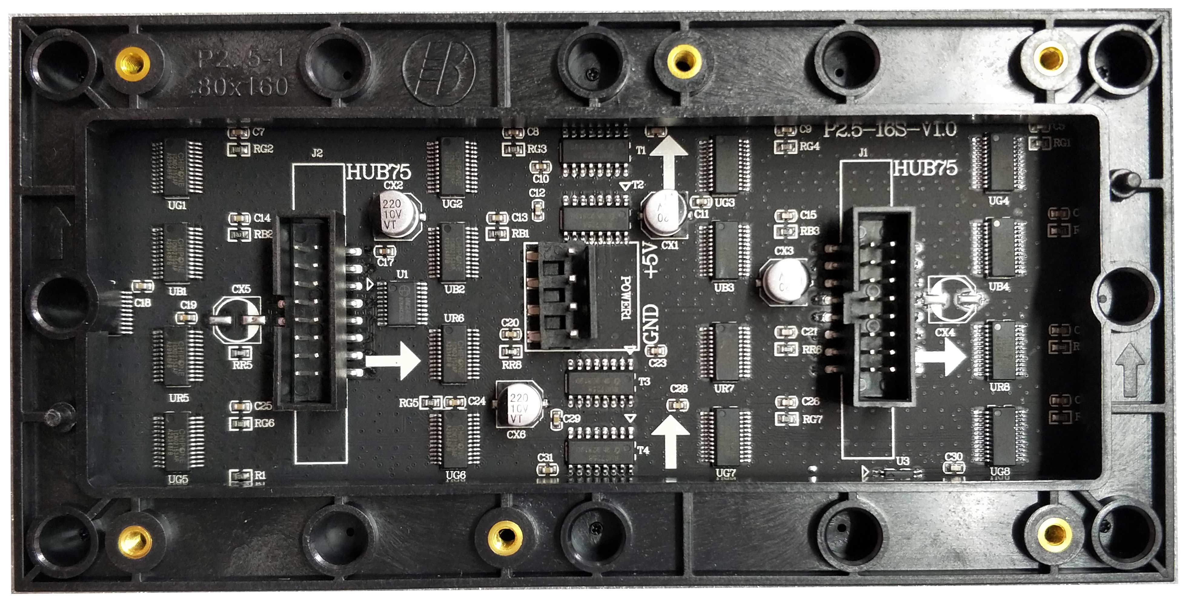 P2.5 Indoor Led Display Module Board 64X32 Pixels Hoge Resolutie 1/16 Scan Hub75led Teken Led Screen